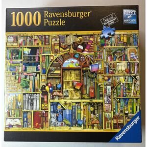 Ravensburger Bizarre Bookshop 2 Puzzle (1000 Pieces) with Softclick Precision vn